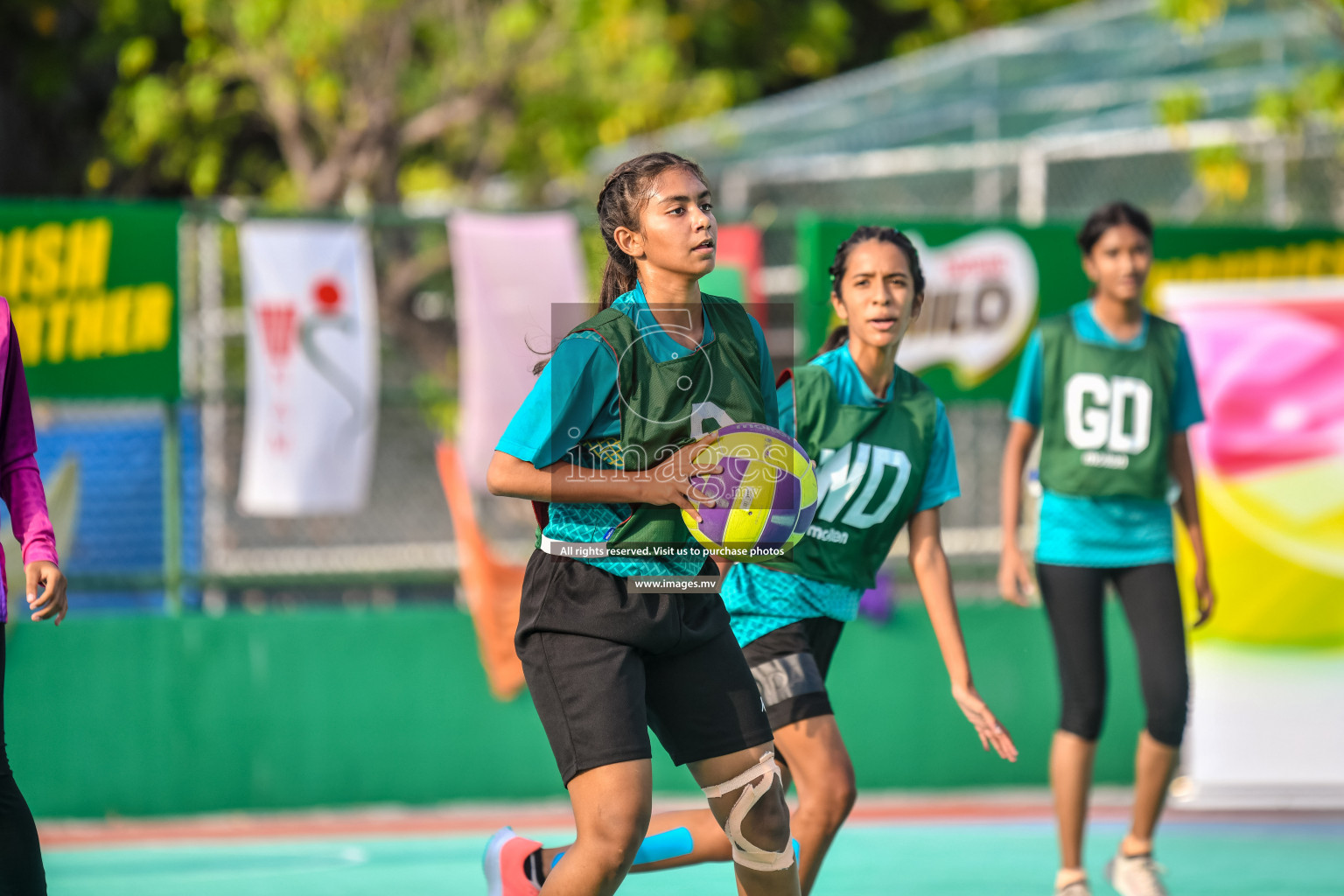 Day 11 of Junior Netball Championship 2022 held in Male', Maldives. Photos by Nausham Waheed