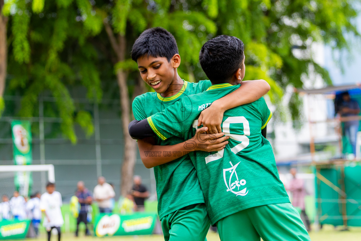 Day 1 of MILO Academy Championship 2025 (U-12) was held at Henveiru Stadium in Male', Maldives on Thursday, 1st May 2025. Photos: Nausham Waheed / images.mv