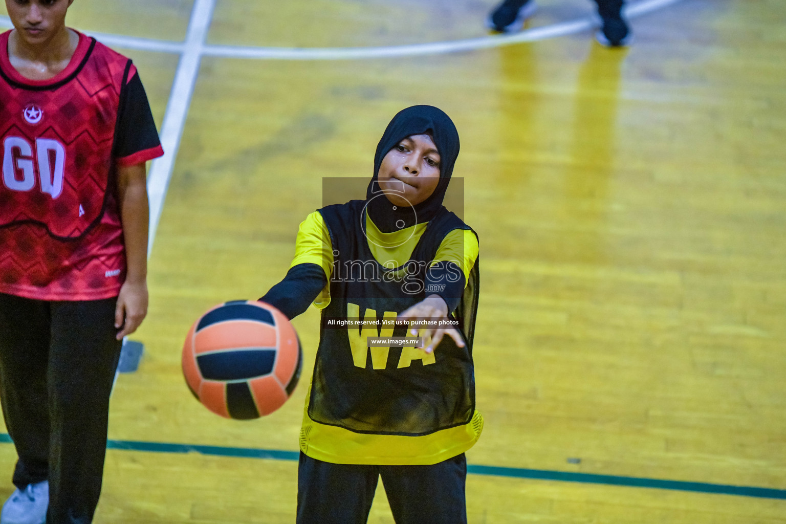 Final of 23rd Inter-School Netball Tournament was held in Male', Maldives on 4th November 2022. Photos: Nausham Waheed / images.mv