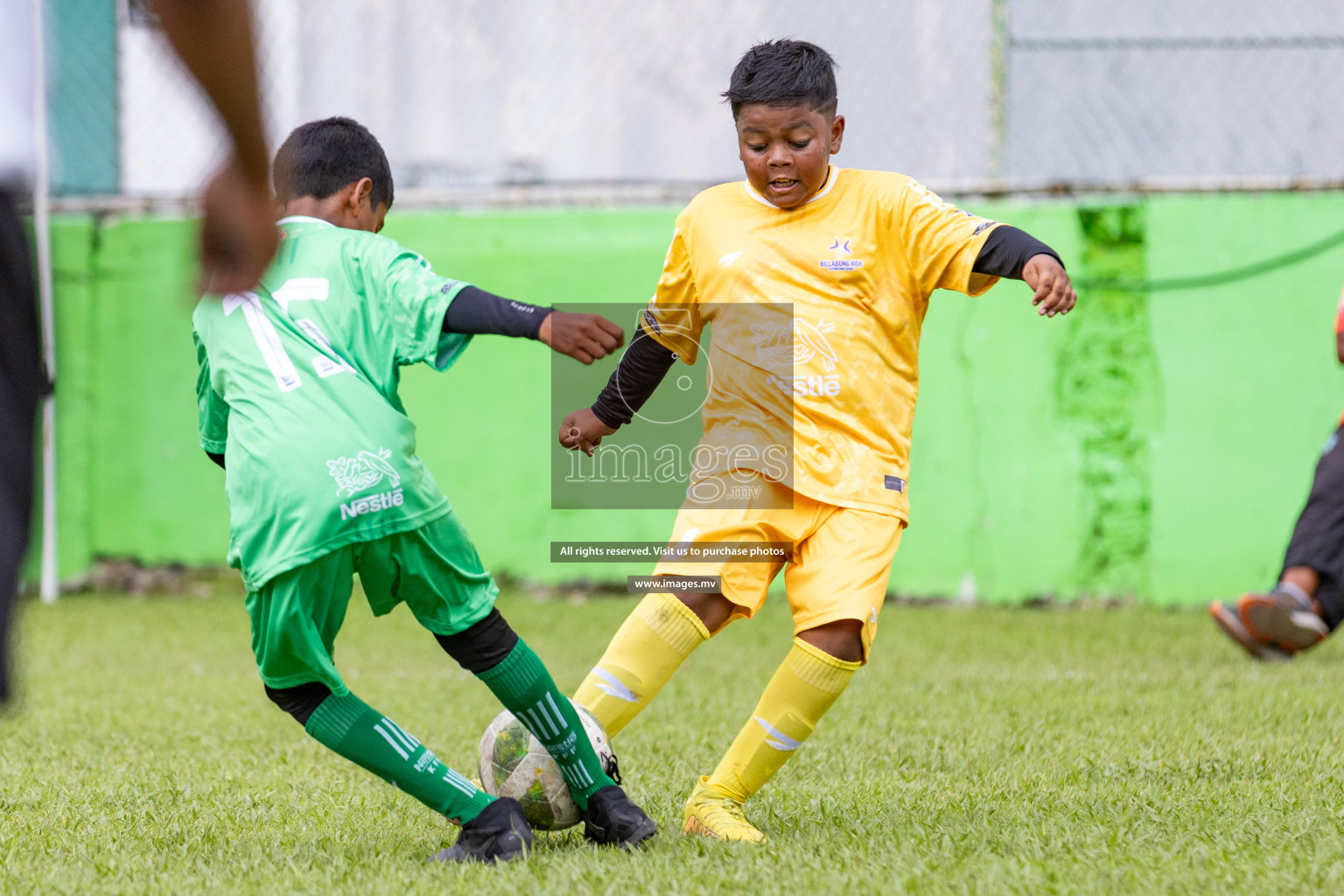 Day 1 of Milo kids football fiesta, held in Henveyru Football Stadium, Male', Maldives on Wednesday, 11th October 2023 Photos: Nausham Waheed/ Images.mv