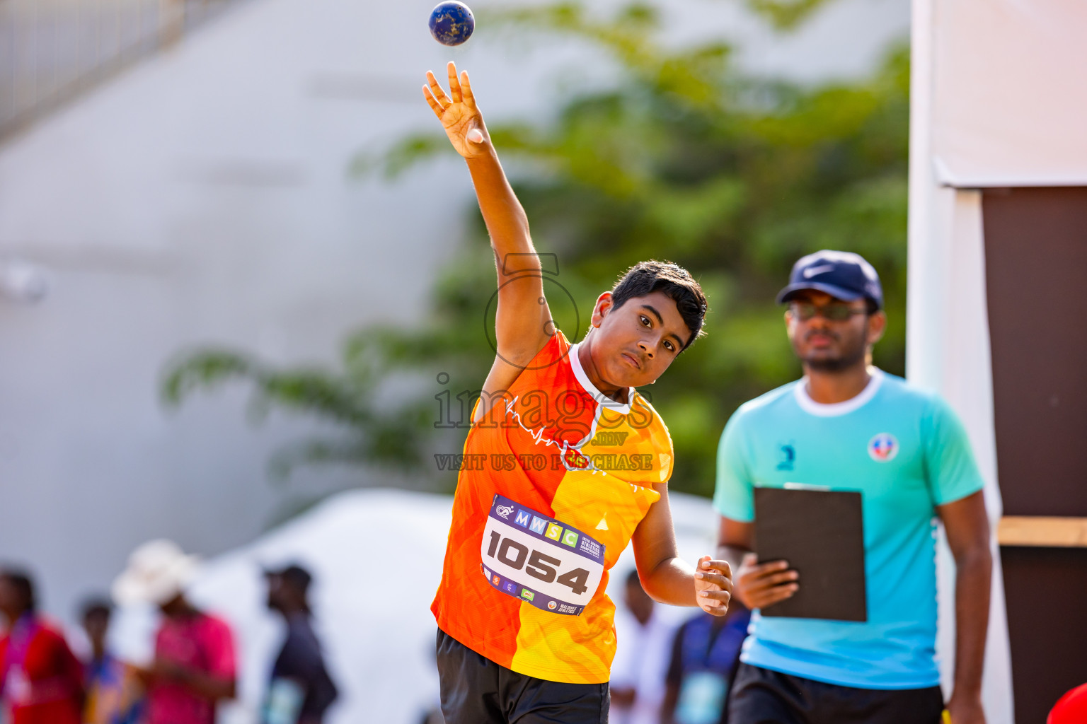 Day 4 of MWSC Interschool Athletics Championships 2024 held in Hulhumale Running Track, Hulhumale, Maldives on Tuesday, 12th November 2024. Photos by: Nausham Waheed / Images.mv