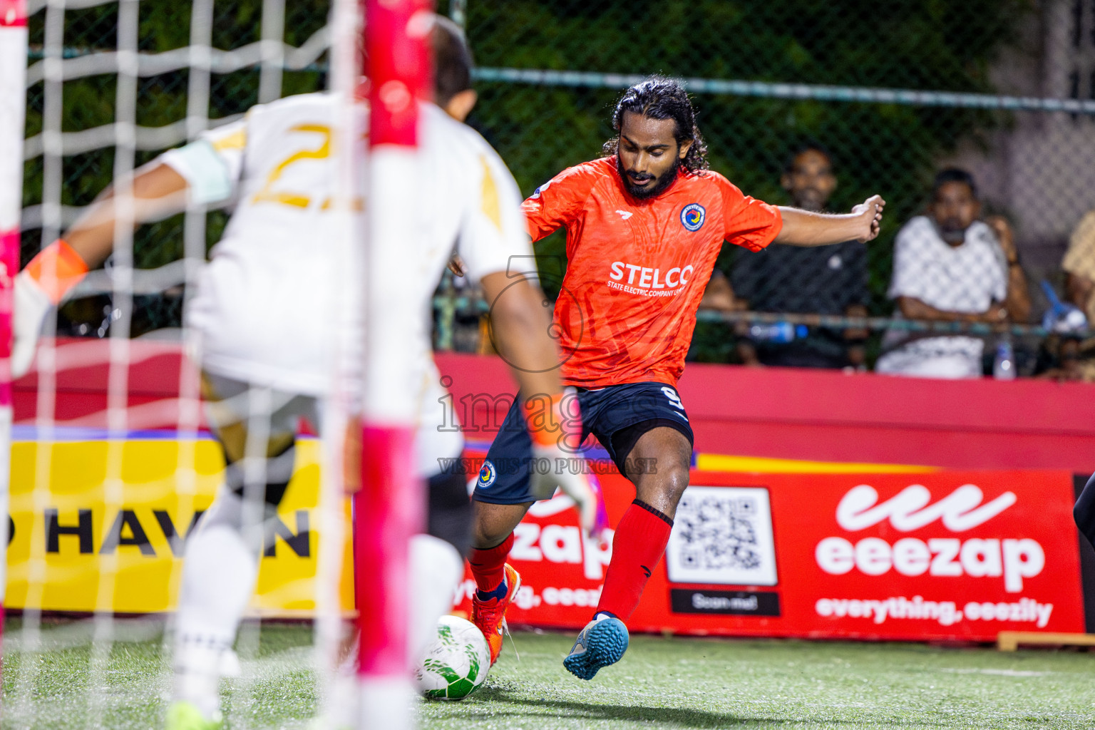 STELCO RC vs Club Hajj in Day 14 of Office League 2025 was held on Tuesday, 29th April 2025 in Hulhumale', Maldives. Photos: Nausham Waheed / images.mv