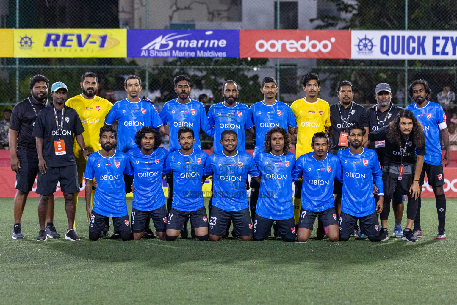 Dh Maaenbodhoo vs Dh Kudahuvadhoo in Day 4 of Golden Futsal Challenge 2024 was held on Thursday, 18th January 2024, in Hulhumale', Maldives Photos: Nausham Waheed / images.mv