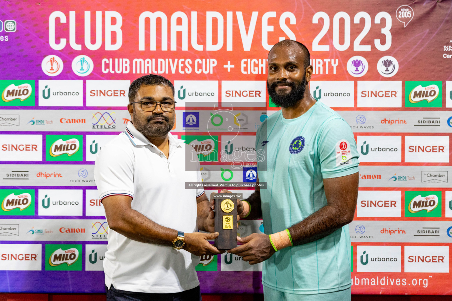 Club Immigration vs Police Club in Club Maldives Cup 2023 held in Hulhumale, Maldives, on Sunday, 16th July 2023 Photos: Ismail Thoriq / images.mv