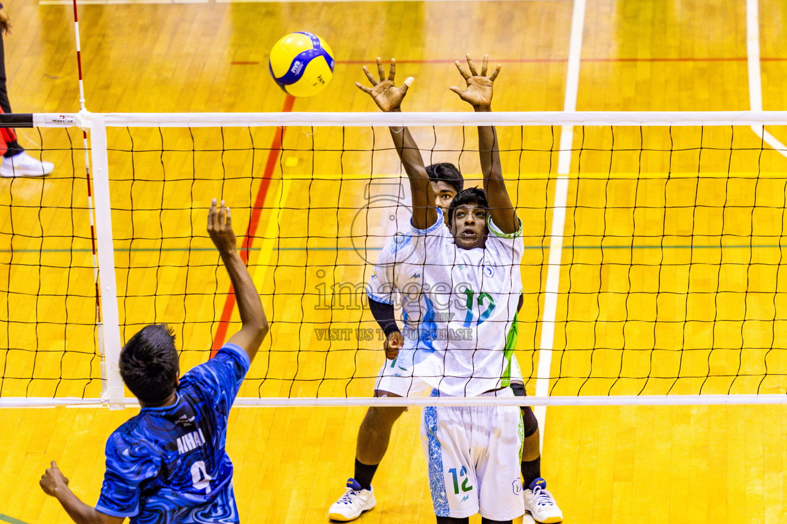 Finals of Interschool Volleyball Tournament 2024 was held in Social Center at Male', Maldives on Friday, 6th December 2024. Photos: Nausham Waheed / images.mv