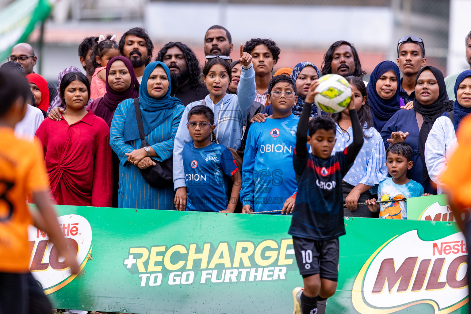 Day 3 of MILO SVAM Juniors 2025 (U-8) was held at Henveiru Stadium in Male', Maldives on Saturday, 28th June 2025. 
Photos: Hassan Simah / images.mv