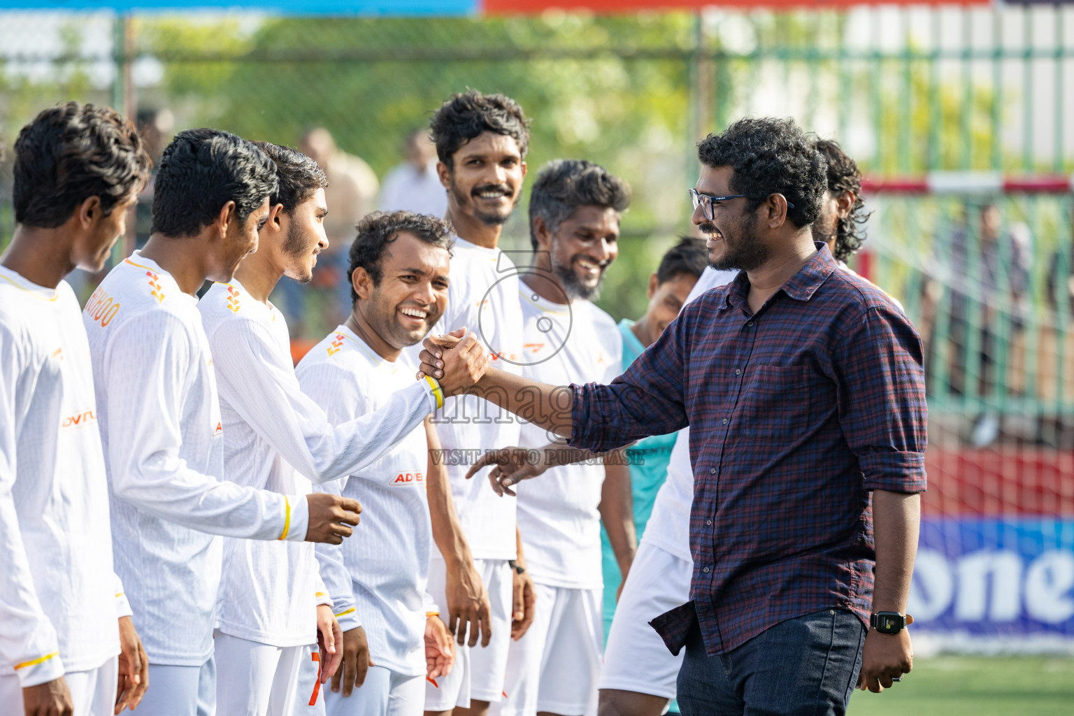 B Eydhafushi vs B Thulhaadhoo in Day 13 of Golden Futsal Challenge 2025 was held on Friday, 17th January 2025, in Hulhumale', Maldives 
Photos: Hassan Simah / images.mv