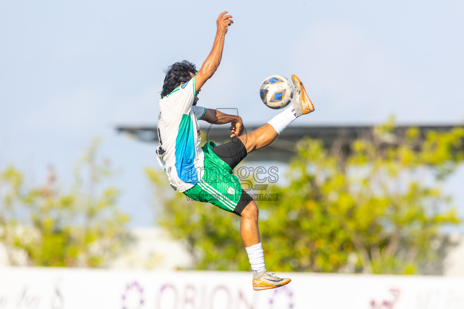 Huss Songun Football Team vs CC Sports Club in Day 2 of Eydhafushi Cup 2025 held in Eydhafushi Football Stadium at B. Eydhafushi, Maldives on Saturday, 6th September 2025. Photos: Mohamed Mahfouz Moosa / images.mv