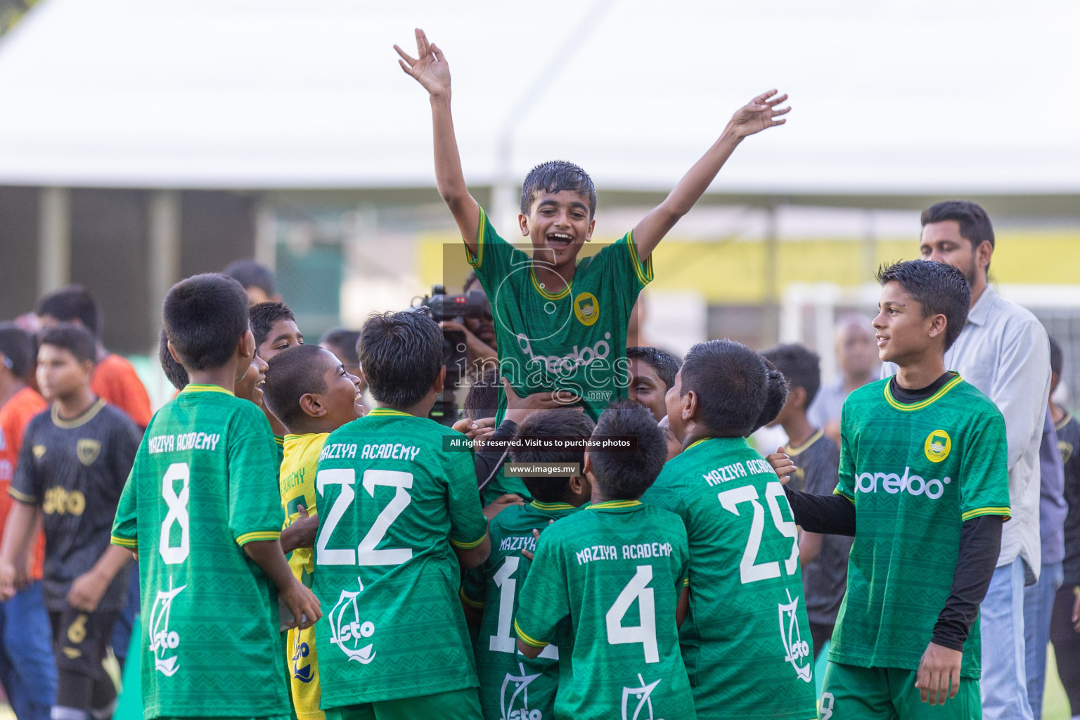 Day 2 of MILO Academy Championship 2023 (U12) was held in Henveiru Football Grounds, Male', Maldives, on Saturday, 19th August 2023. Photos: Shuu / images.mv