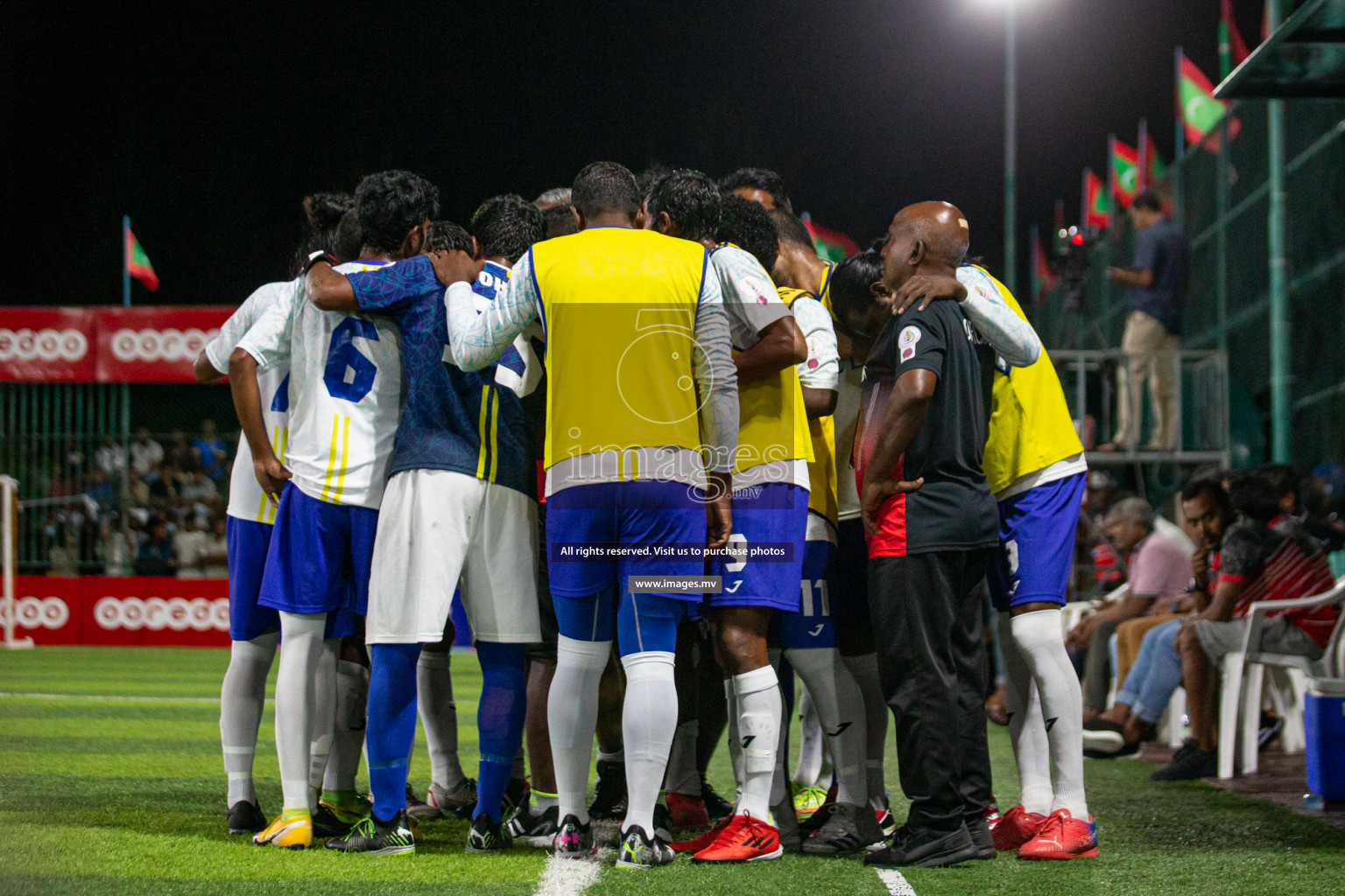 Prison Club vs MACL in the Quarter Finals of Club Maldives 2021 held at Hulhumale;, on 12th December 2021 Photos: Nasam / images.mv