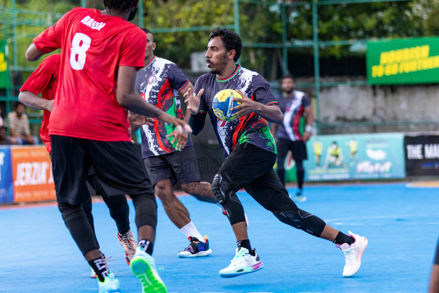 Day 8 of 10th National Handball Tournament 2023, held in Handball ground, Male', Maldives on Tuesday, 5th December 2023 Photos: Nausham Waheed/ Images.mv