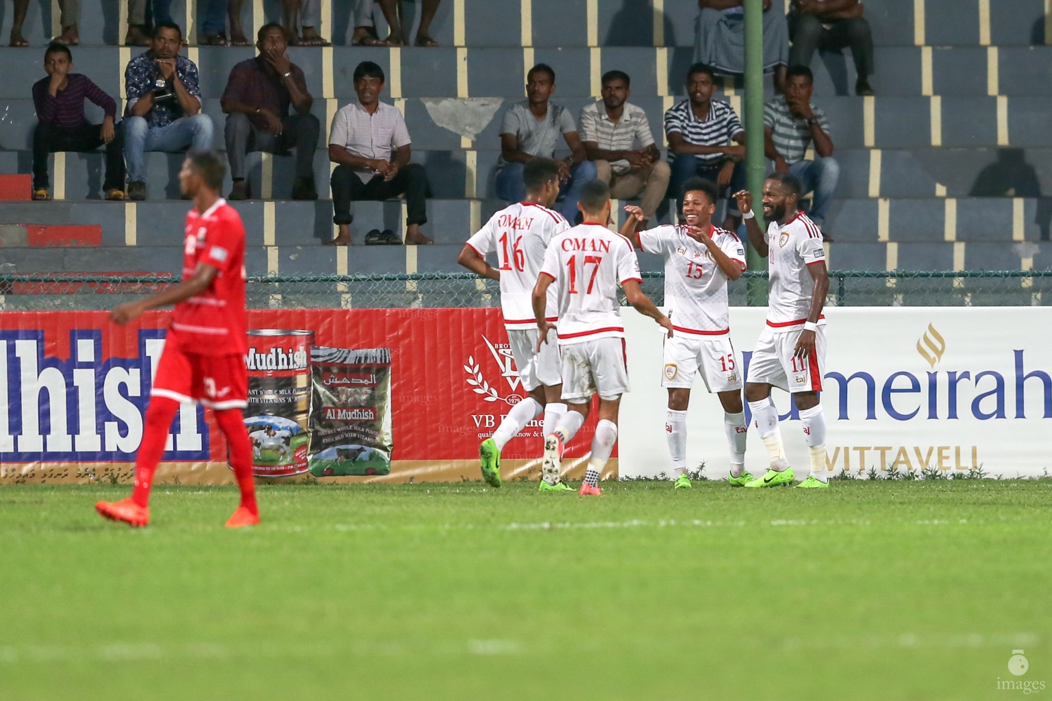 Asian Cup Qualifier between Maldives and Oman in National Stadium, on 10 October 2017 Male' Maldives. ( Images.mv Photo: Abdulla Abeedh )