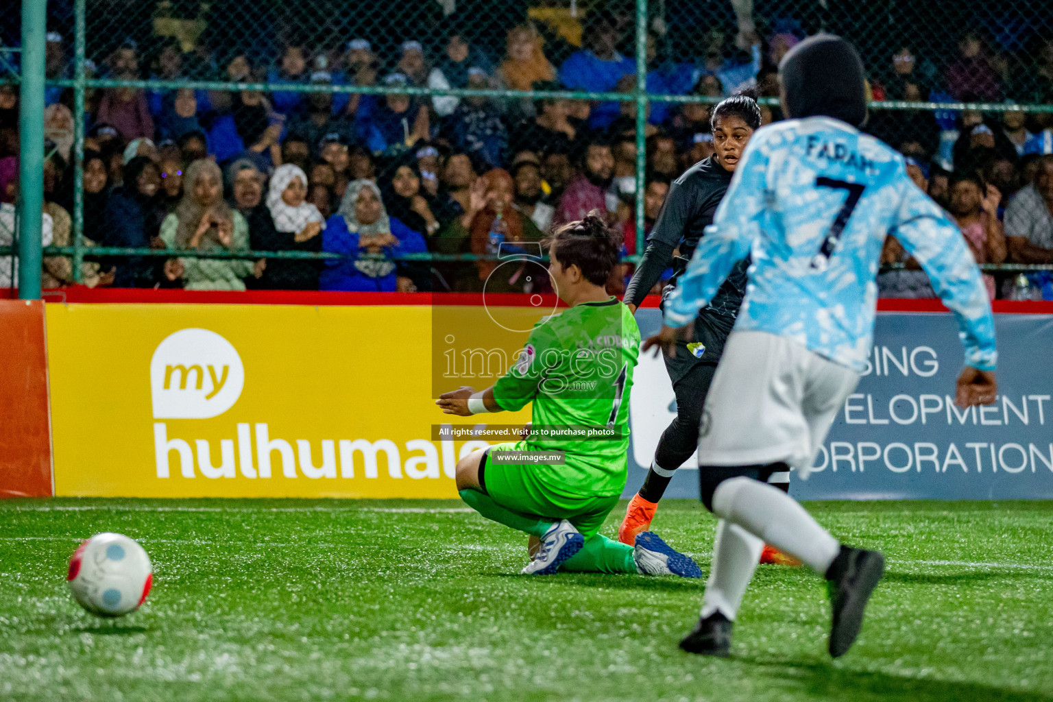 MPL vs DSC in the Finals of Eighteen Thirty Women's Futsal Fiesta 2022 was held in Hulhumale', Maldives on Thursday, 3rd November 2022. Photos: Hassan Simah/ images.mv