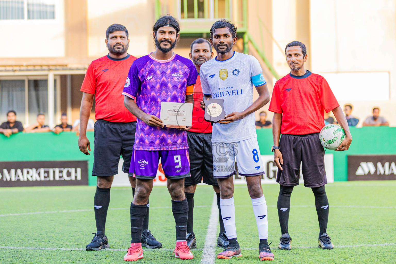 Hard Rock Hotel vs Sun Siyam Olhuveli in Resort League 2025 (South Male Zone) day 7 was held on Saturday, 4th October 2025 in Crossroads's Maldives, Photos: Areef Adam / images.mv
