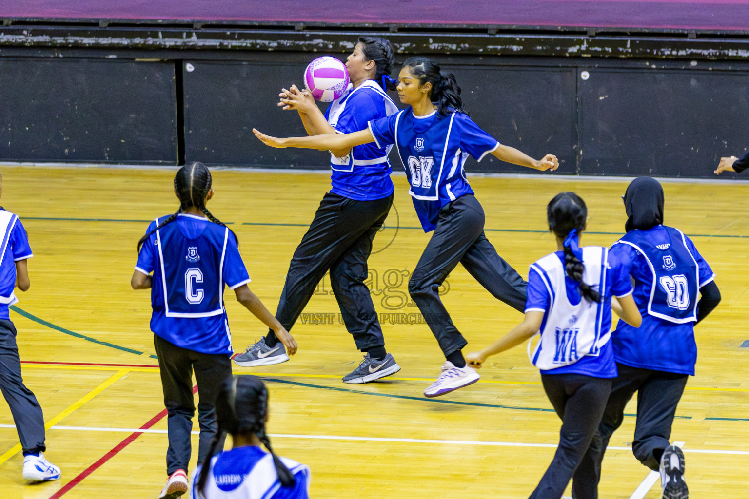 Day 4 of Inter-School Netball Tournament 2025 was held in Social Center Indoor Hall on Tuesday, 21th October 2025. Photos: Areef Adam / images.mv