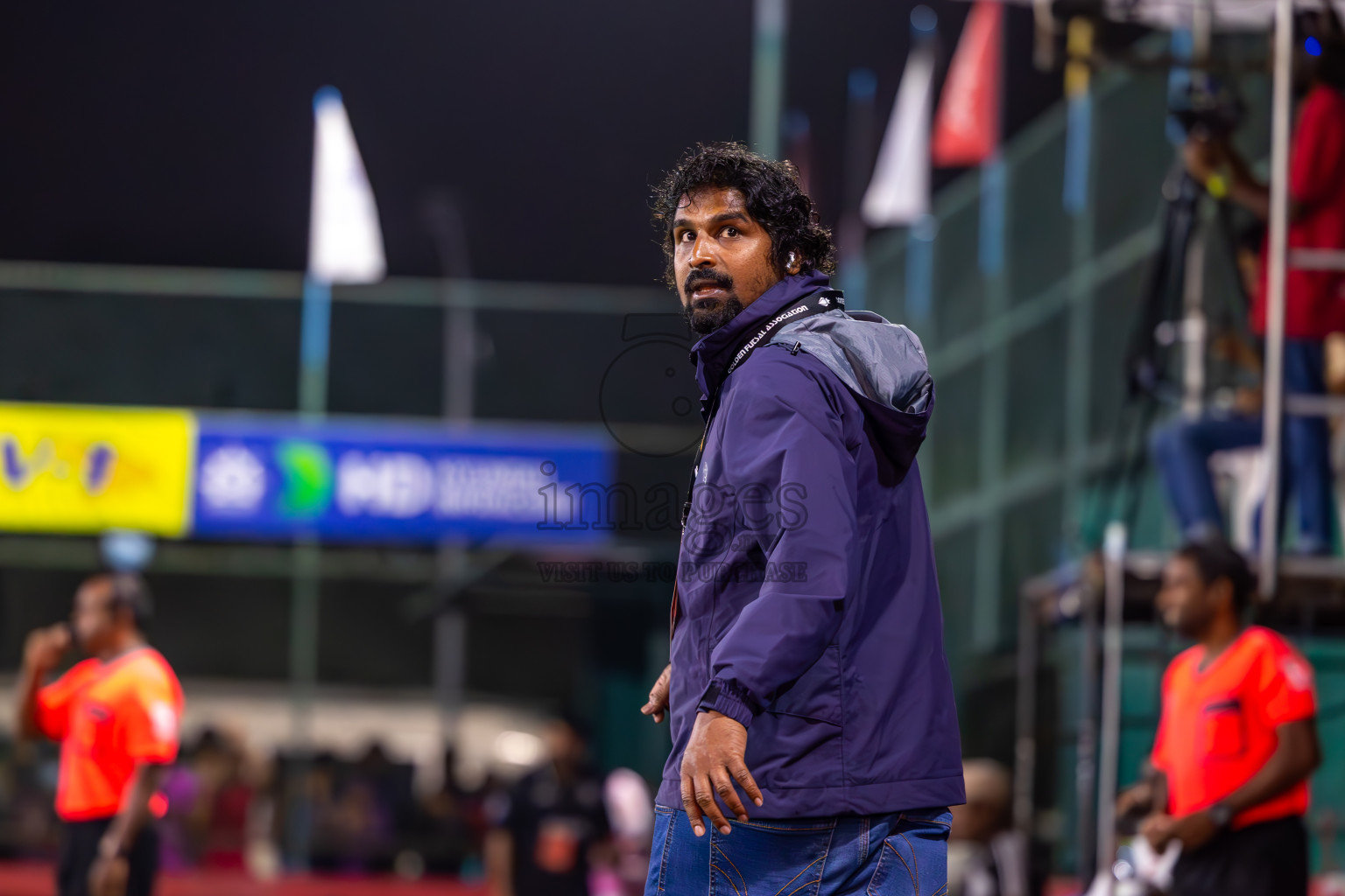 F Dharanboodhoo vs F Bilehdhoo in Day 24 of Golden Futsal Challenge 2024 was held on Wednesday , 7th February 2024 in Hulhumale', Maldives
Photos: Ismail Thoriq / images.mv