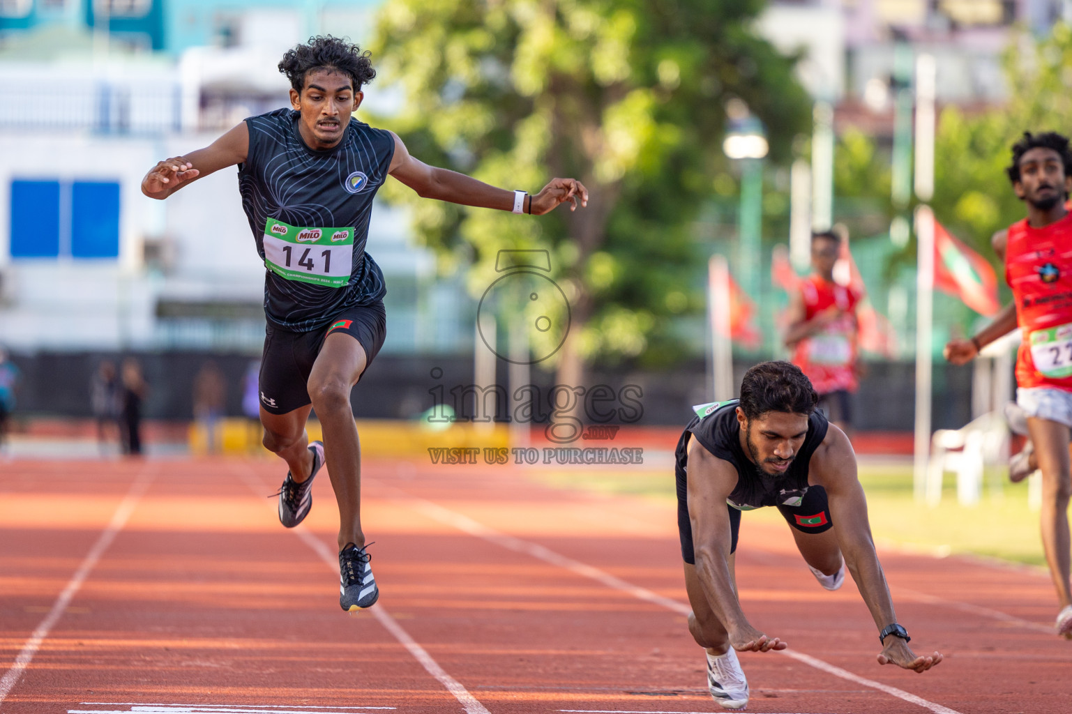 Day 3 of 33rd National Athletics Championship was held in Ekuveni Track at Male', Maldives on Saturday, 7th September 2024. Photos: Suaadh Abdul Sattar / images.mv