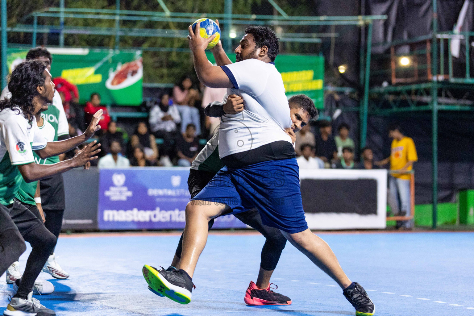 Day 19 of 10th National Handball Tournament 2023, held in Handball ground, Male', Maldives on Tuesday, 19th December 2023 Photos: Nausham Waheed/ Images.mv