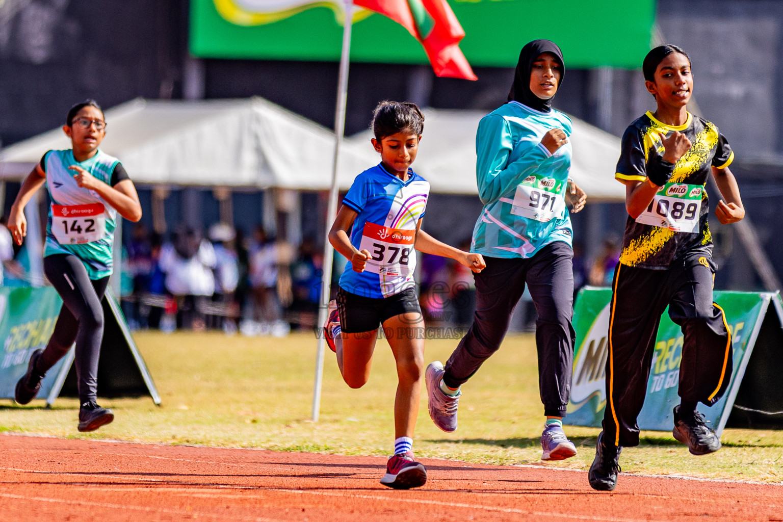 Day 3 of Inter-school Athletics Championship 2025 held in Ekuveni Synthetic Track, Male', Maldives on Wednesday, 08th October 2025. Photos by: Areef Adam / Images.mv