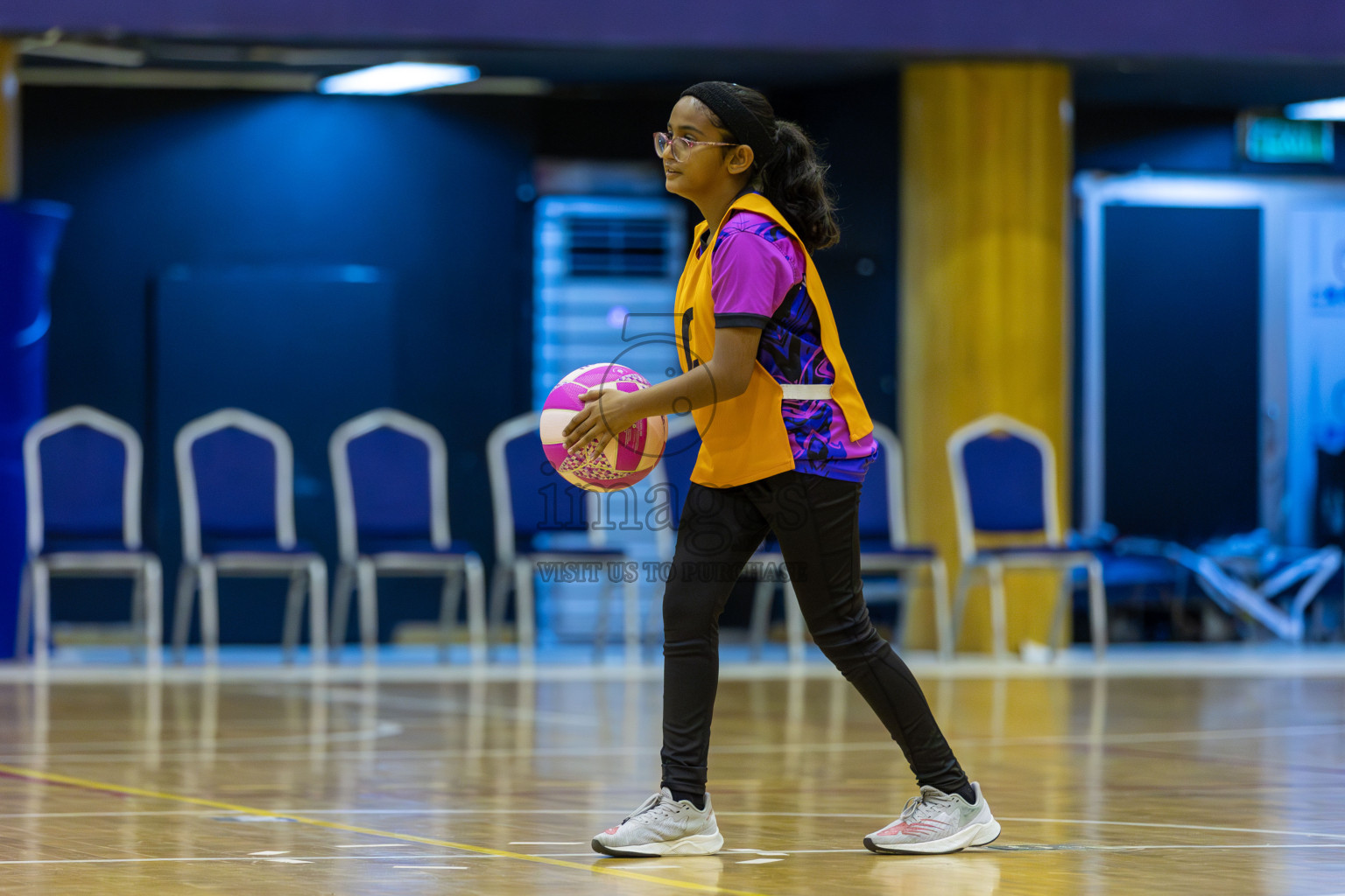 Fionti SA vs N sports in Day 3 of 3rd Netball Junior Championship, held at Social Center on Wednesday 22nd January 2025 . Photos: Shuu Abdul Sattar / images.mv