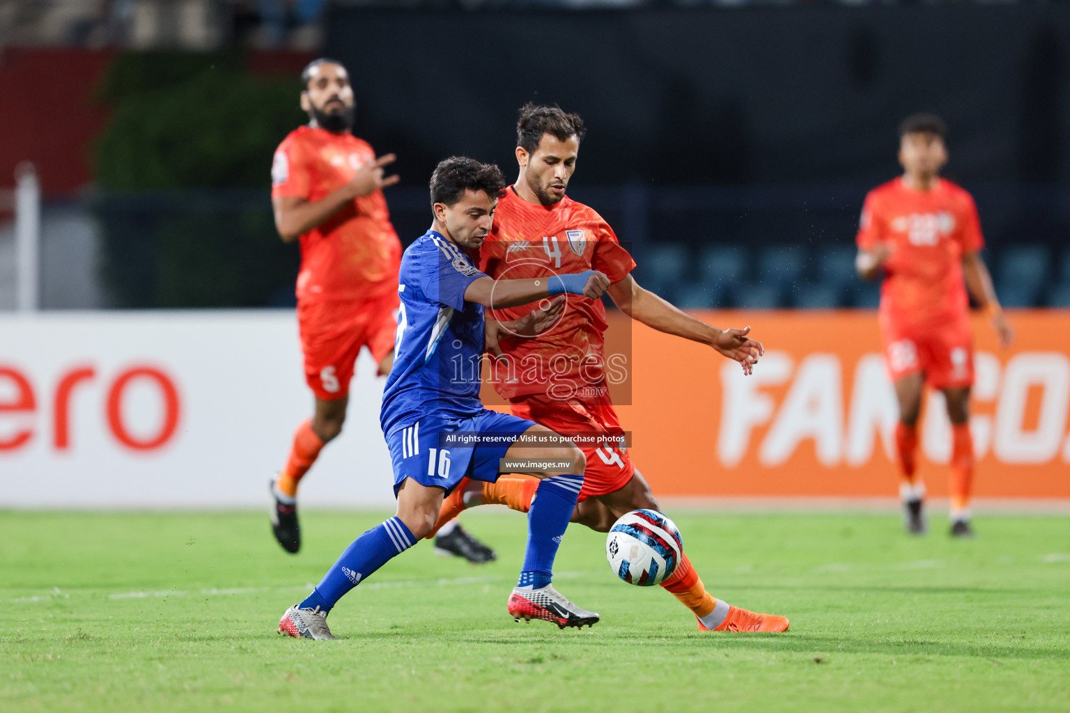 Kuwait vs India in the Final of SAFF Championship 2023 held in Sree Kanteerava Stadium, Bengaluru, India, on Tuesday, 4th July 2023. Photos: Nausham Waheed / images.mv