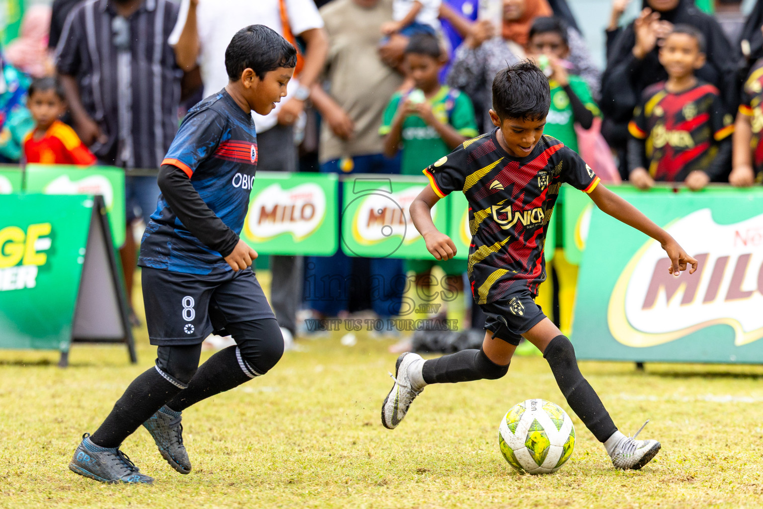 Day 1 of MILO SVAM Juniors 2025 (U-8) was held at Henveiru Stadium in Male', Maldives on Thursday, 26th June 2025. Photos: Mohamed Mahfooz Moosa / images.mv