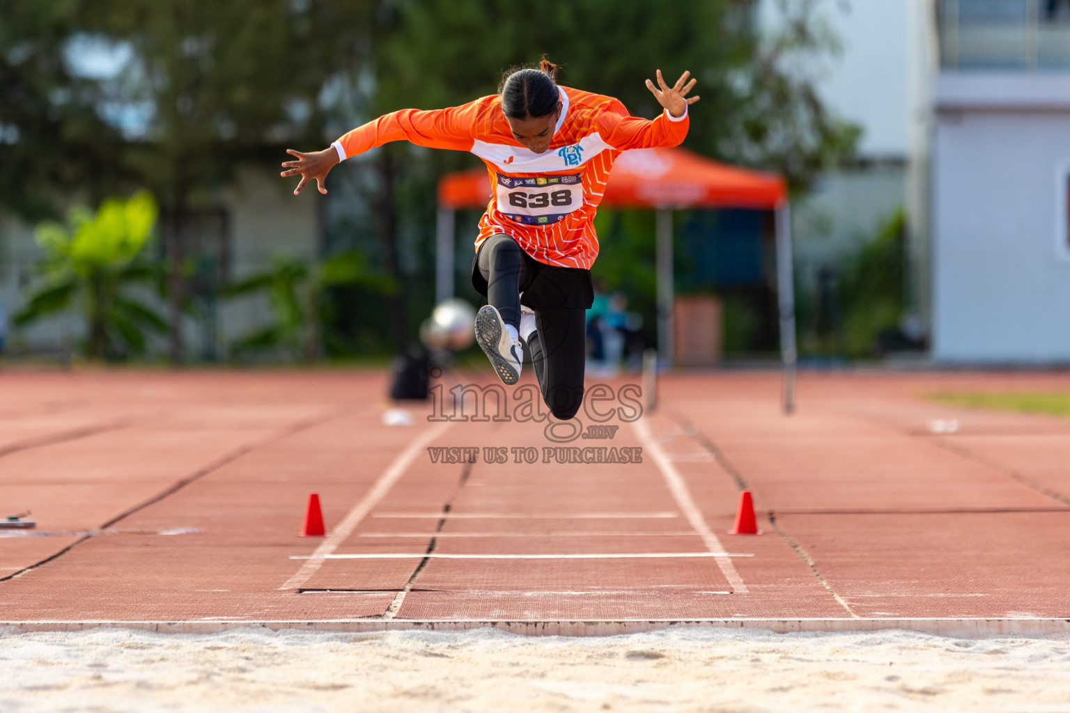 Day 2 of MWSC Interschool Athletics Championships 2024 held in Hulhumale Running Track, Hulhumale, Maldives on Sunday, 10th November 2024. Photos by: Ayaan / Images.mv