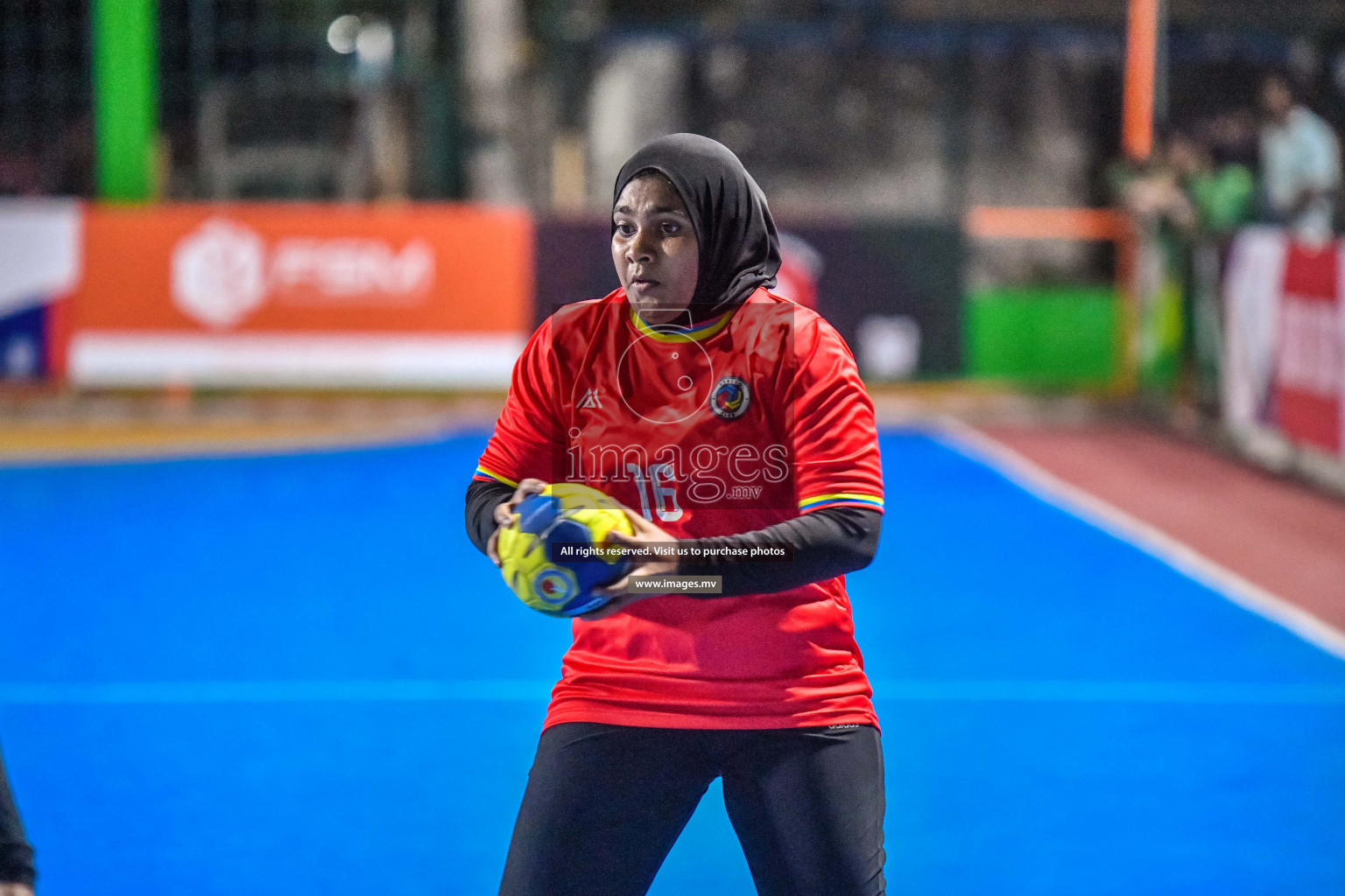 Day 9 of Milo 6th Inter Office Handball Tournament 2022 - Photos by Nausham Waheed