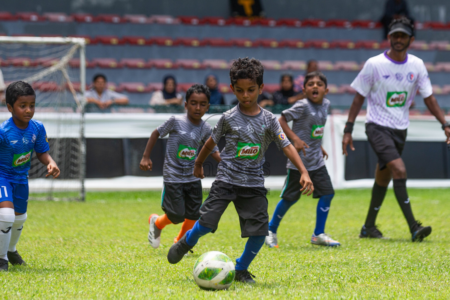 Day 2 of MILO Kids Football Fiesta was held at National Stadium in Male', Maldives on Saturday, 24th February 2024.