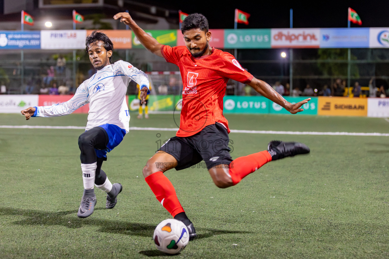 United BML vs Team MTCC in Club Maldives Cup 2024 held in Rehendi Futsal Ground, Hulhumale', Maldives on Saturday, 28th September 2024. 
Photos: Hassan Simah / images.mv