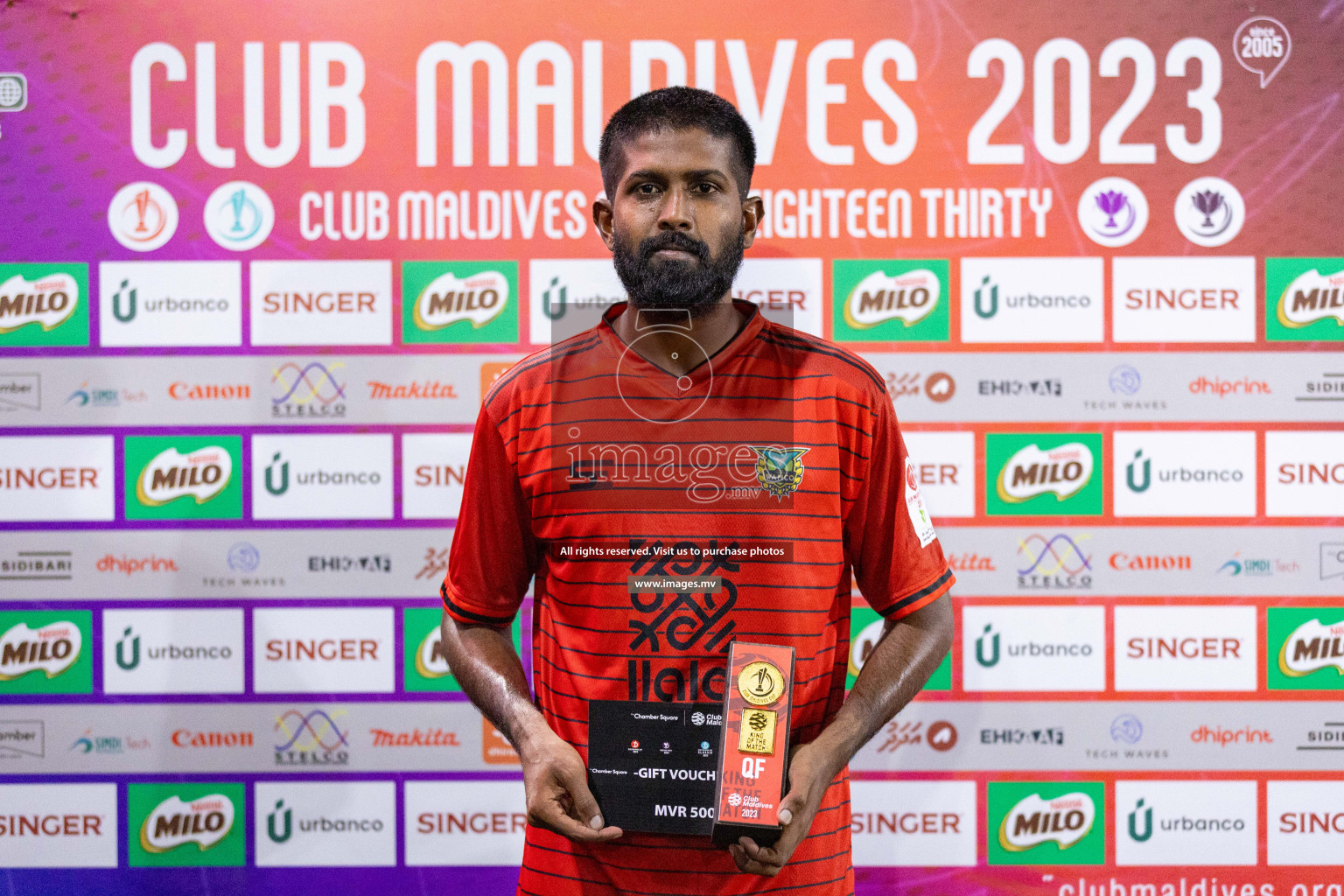 URBANCO vs WAMCO in Quarter Final of Club Maldives Cup 2023 held in Hulhumale, Maldives, on Saturday, 12th August 2023 Photos: Nausham Waheed / images.mv