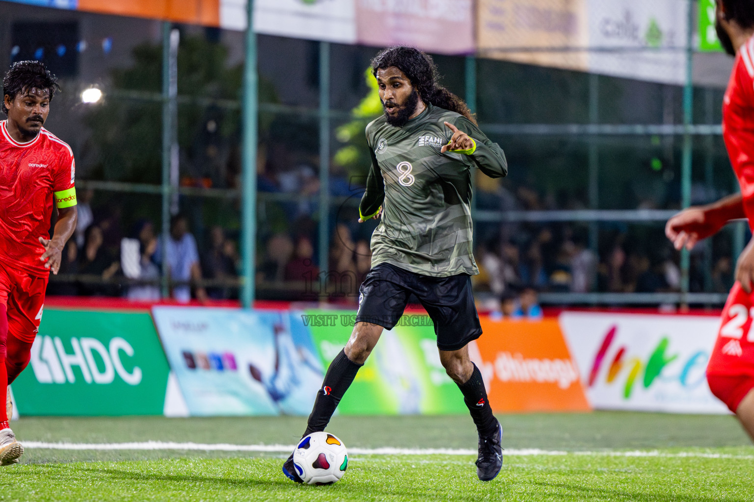 Ooredoo Maldives vs Fahi Rc in Club Maldives Cup 2024 held in Rehendi Futsal Ground, Hulhumale', Maldives on Tuesday, 25th September 2024. Photos: Nausham Waheed/ images.mv