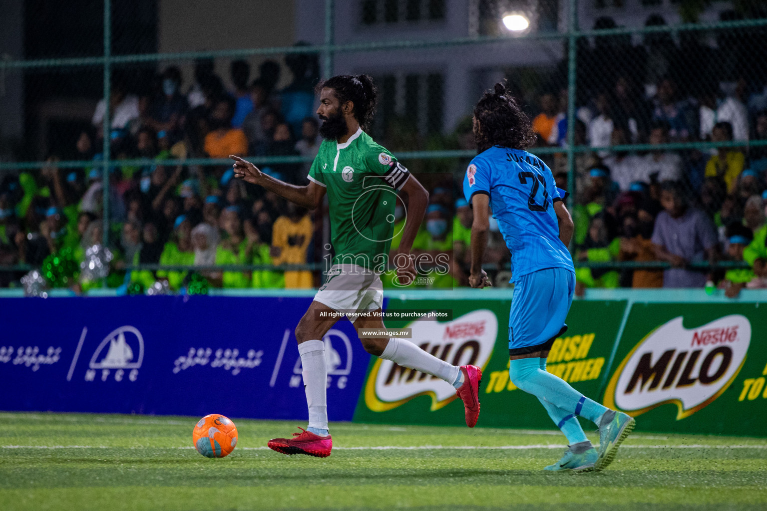 Team FSM vs Club HDC in the Quarter Finals of Club Maldives 2021 held at Hulhumale;, on 12th December 2021 Photos: Ismail Thoriq / images.mv