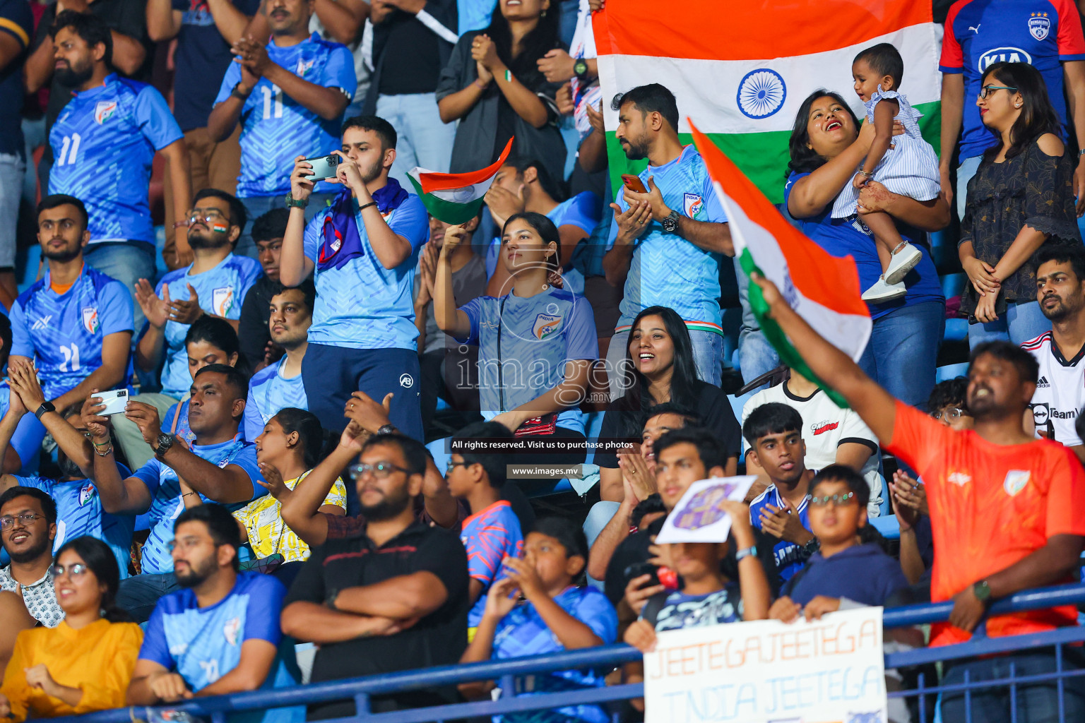 Lebanon vs India in the Semi-final of SAFF Championship 2023 held in Sree Kanteerava Stadium, Bengaluru, India, on Saturday, 1st July 2023. Photos: Nausham Waheed, Hassan Simah / images.mv