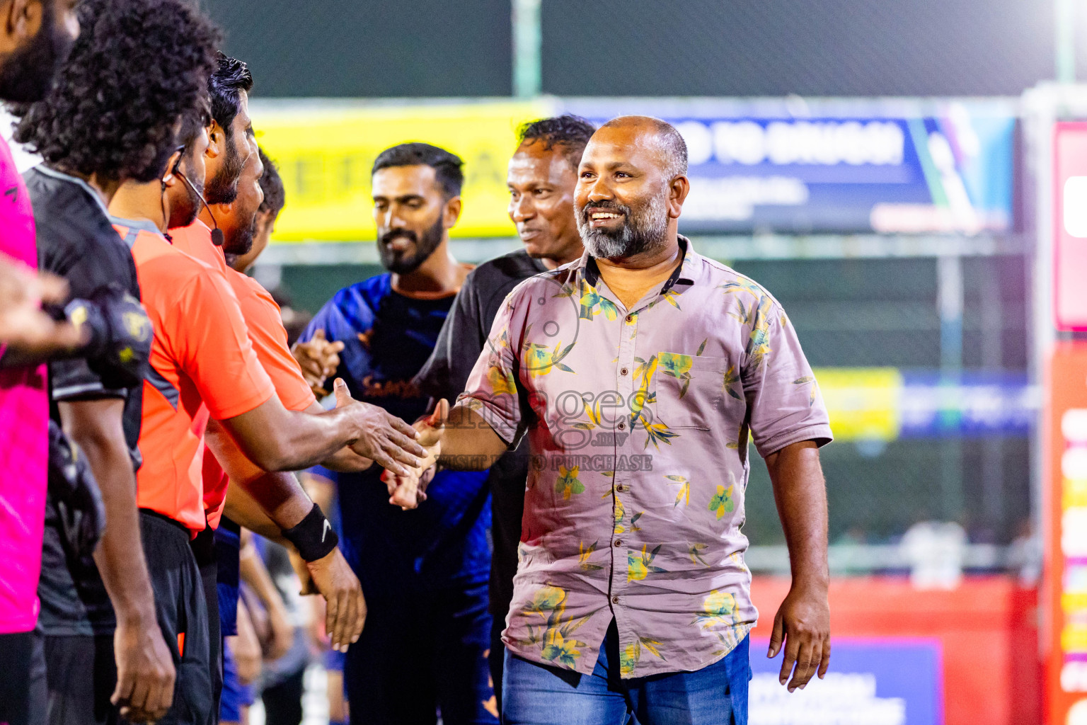 Lh Kurendho vs Lh Naifaru in Day 27 of Golden Futsal Challenge 2024 was held on Saturday , 10th February 2024 in Hulhumale', Maldives Photos: Nausham Waheed / images.mv