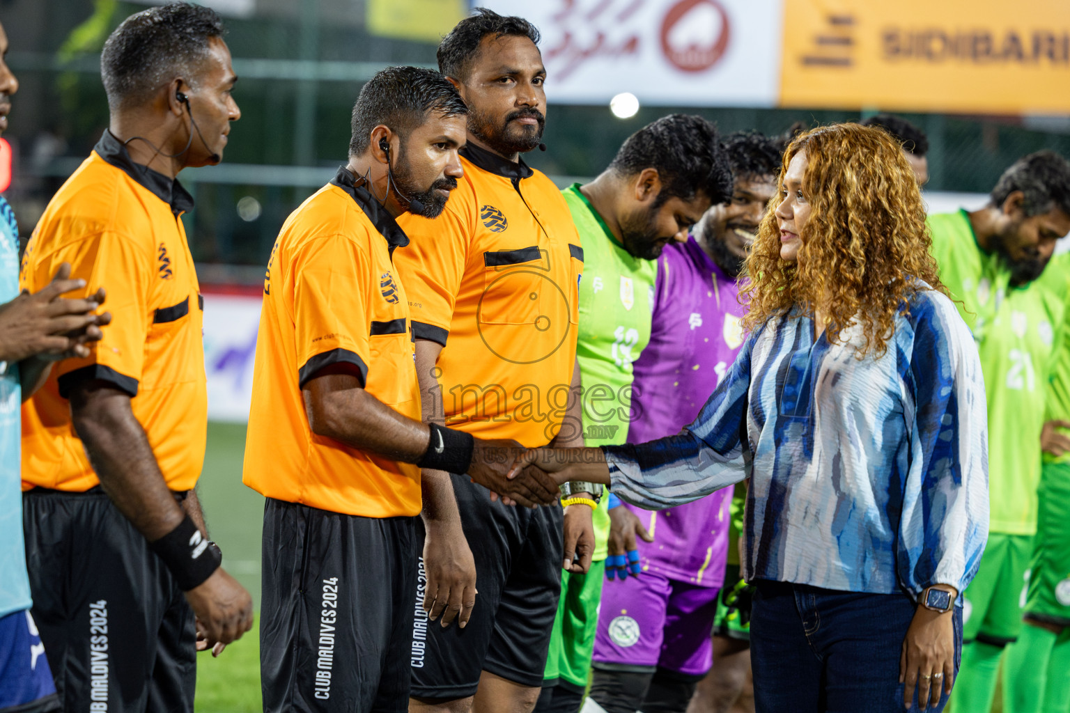 TEAM DJA VS TOURISM CLUB in Club Maldives Classic 2024 held in Rehendi Futsal Ground, Hulhumale', Maldives on Friday, 6th September 2024. 
Photos: Hassan Simah / images.mv