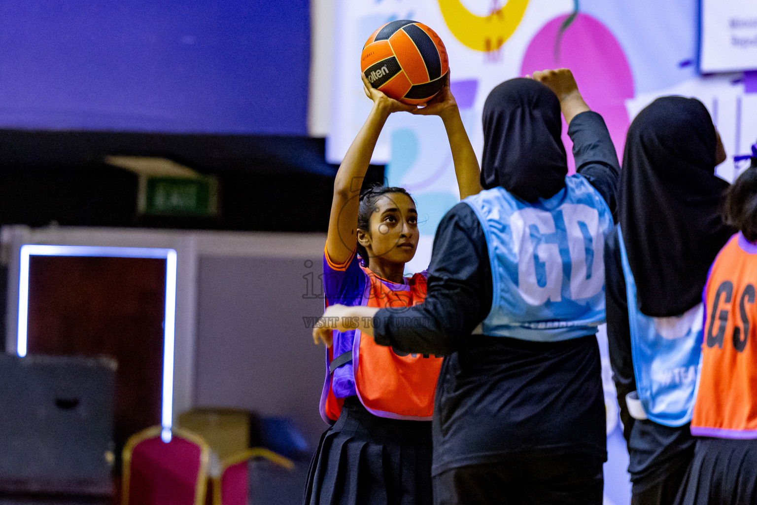 Day 14 of 25th Inter-School Netball Tournament was held in Social Center at Male', Maldives on Sunday, 25th August 2024. Photos: Nausham Waheed / images.mv