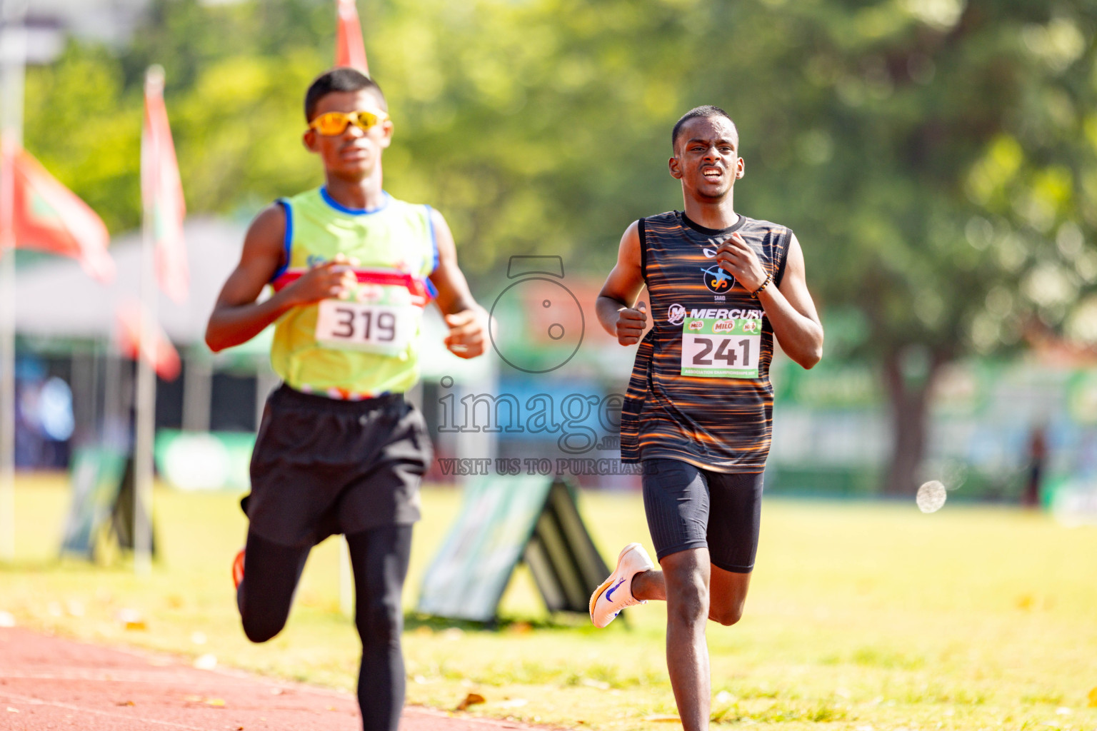 Day 2 of 12th Milo Association Championships was held in Ekuveni Track at Male', Maldives on Friday, 25th April 2025. 
Photos: Hassan Simah / images.mv