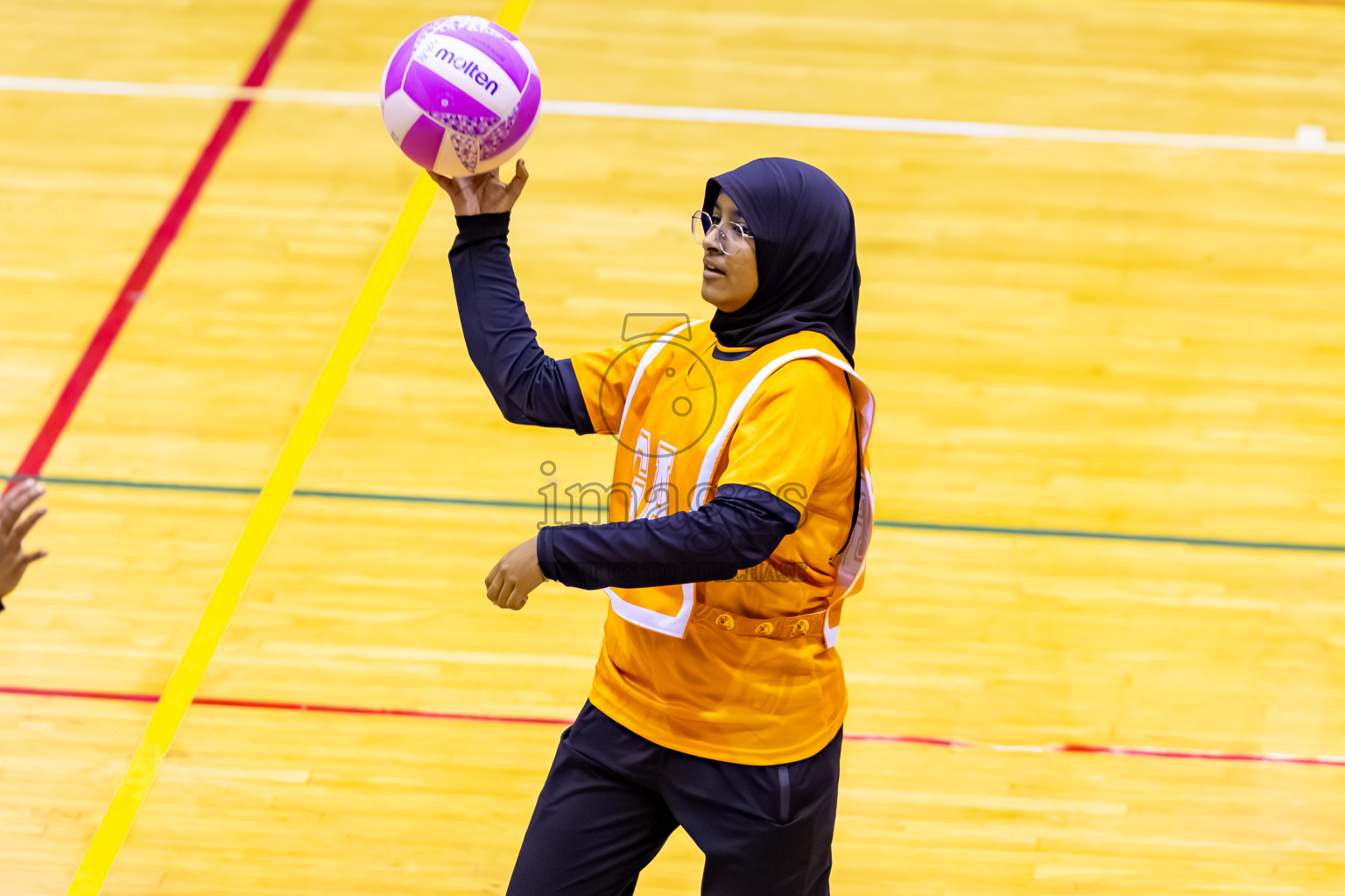 SC Skylark vs Youth United SC in Day 5 of 24th Milo Netball Association Championship held in Social Center at Male', Maldives on Friday, 5th September 2025. Photos: Nausham Waheed / images.mv