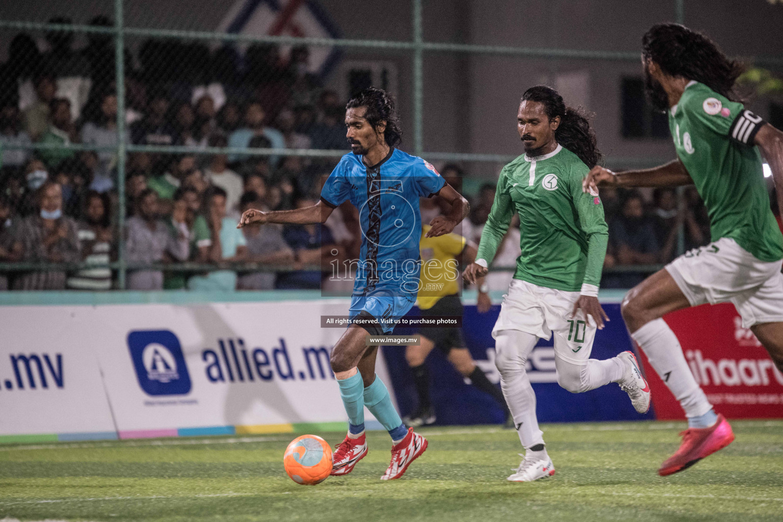 Team FSM vs Club HDC in the Quarter Finals of Club Maldives 2021 held at Hulhumale;, on 12th December 2021 Photos: Nausham Waheed