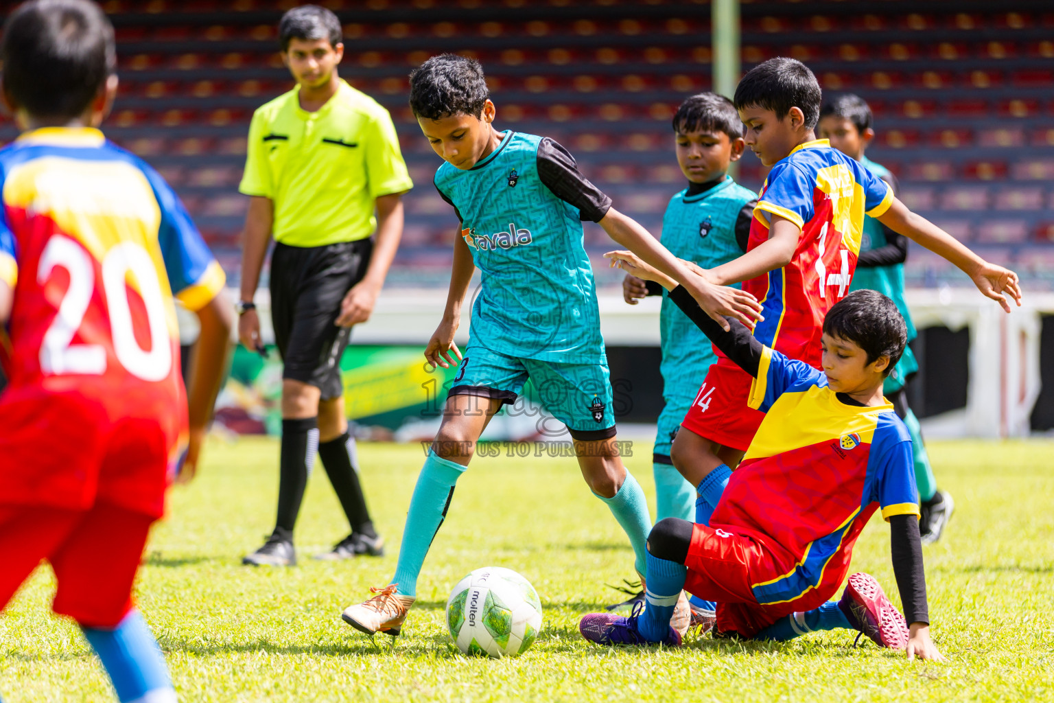 Day 2 of Under 10 MILO Academy Championship 2024 was held at National Stadium in Male', Maldives on Saturday, 27th April 2024. Photos: Nausham Waheed / images.mv