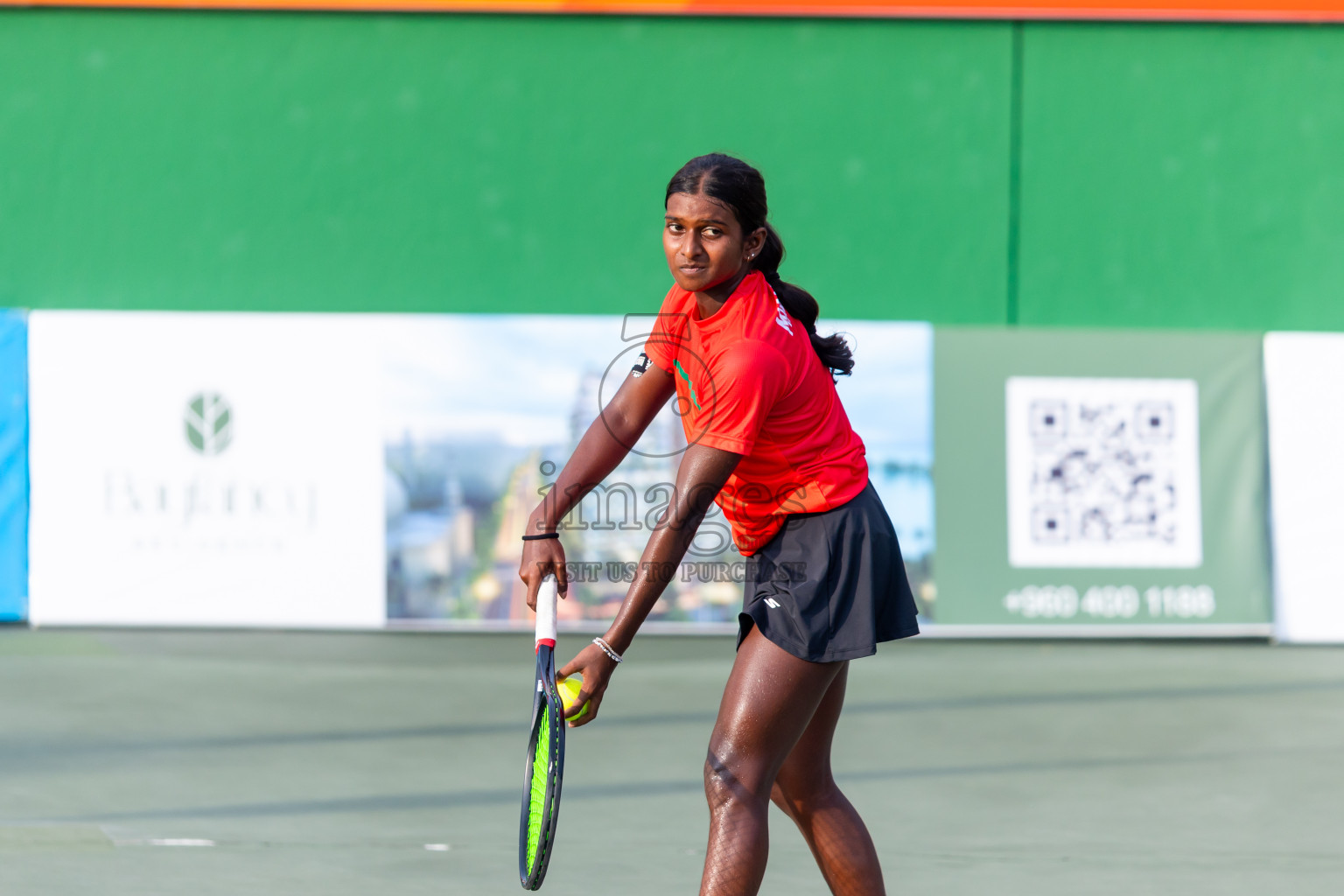 Day 4 of ATF Maldives Junior Open Tennis was held in Male' Tennis Court, Male', Maldives on Thursday, 12th December 2024. Photos: Nausham Waheed/ images.mv