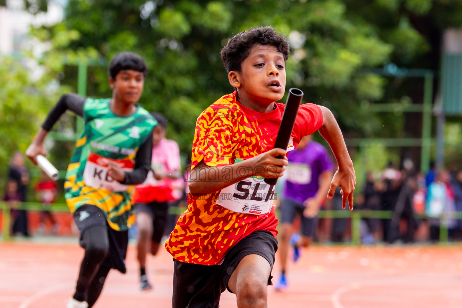 Day 6 of Inter-school Athletics Championship 2025 held in Ekuveni Synthetic Track, Male', Maldives on Sunday, 12th October 2025. Photos by: Nausham Waheed / Images.mv