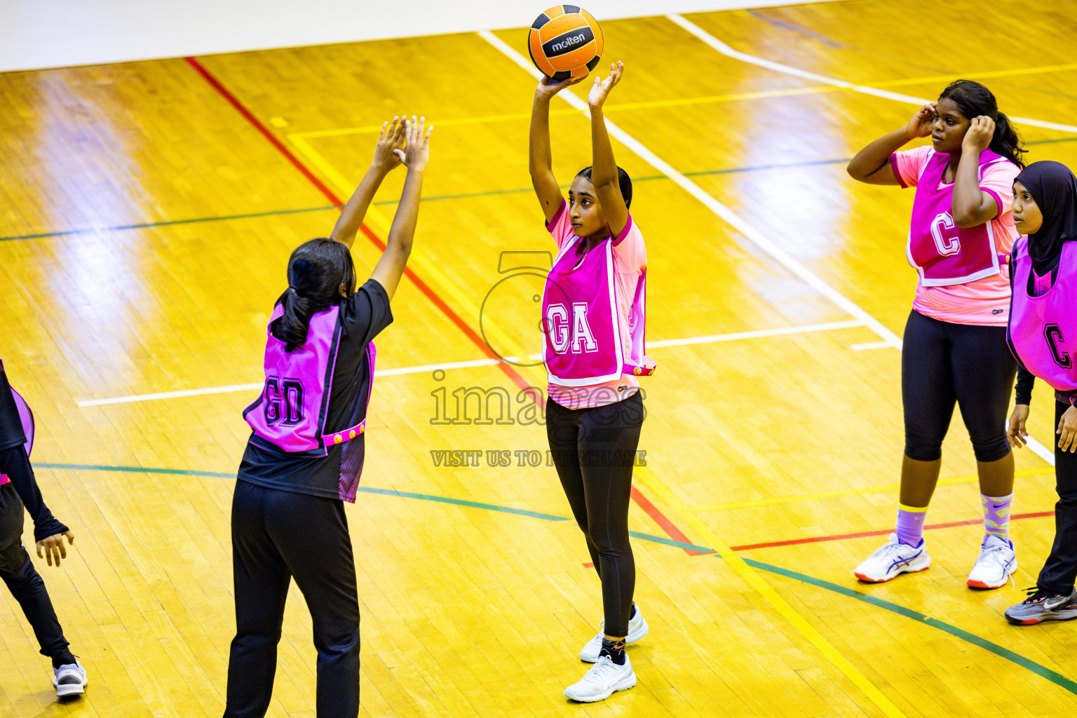 Day 5 of 21st National Netball Tournament was held in Social Canter at Male', Maldives on Sunday, 13th May 2024. Photos: Nausham Waheed / images.mv