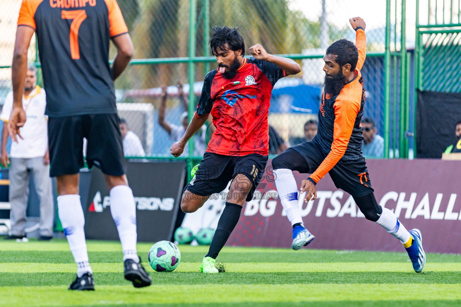 BG Sports Club vs FC Calms in Day 11 of BG Futsal Challenge 2024 was held on Friday, 22nd March 2024, in Male', Maldives Photos: Nausham Waheed / images.mv