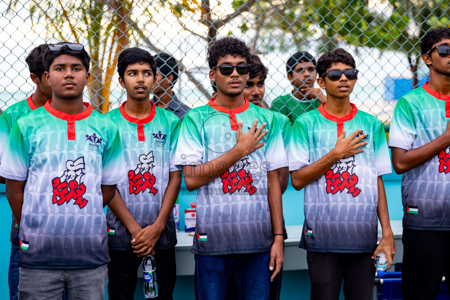 Raiymandhoo FC vs Dee Cee Jay SC in Day 1 of Laamehi Dhiggaru Ekuveri Futsal Challenge 2024 was held on Friday, 26th July 2024, at Dhiggaru Futsal Ground, Dhiggaru, Maldives Photos: Nausham Waheed / images.mv