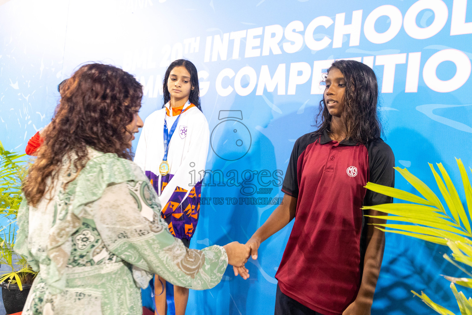 Day 4 of 20th Inter-school Swimming Competition 2024 held in Hulhumale', Maldives on Tuesday, 15th October 2024. Photos: Ismail Thoriq / images.mv