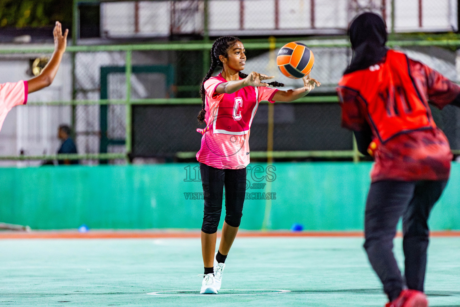 Day 2 of 23rd Netball Association Championship was held in Ekuveni Netball Court at Male', Maldives on Friday, 28th April 2024. Photos: Nausham Waheed / images.mv