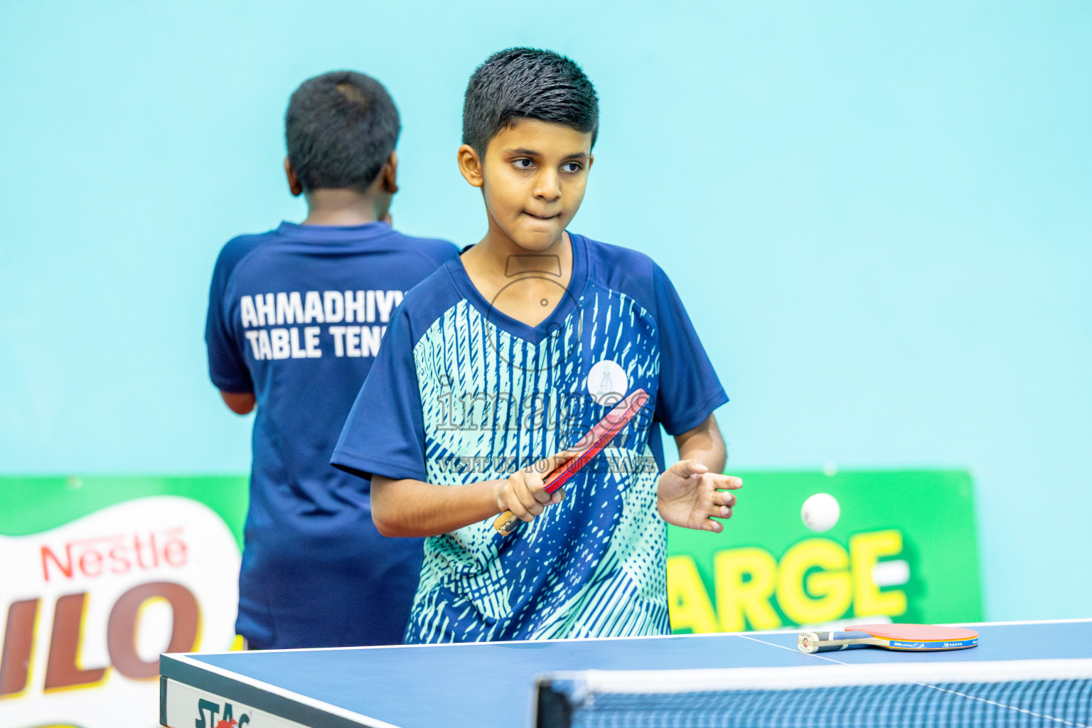 Day 2 of Interschool Table Tennis Tournament 2025 held at Male' TT Hall, Male', Maldives on Thursday, 15th May 2025. Photos By: Ismail Thoriq / images.mv