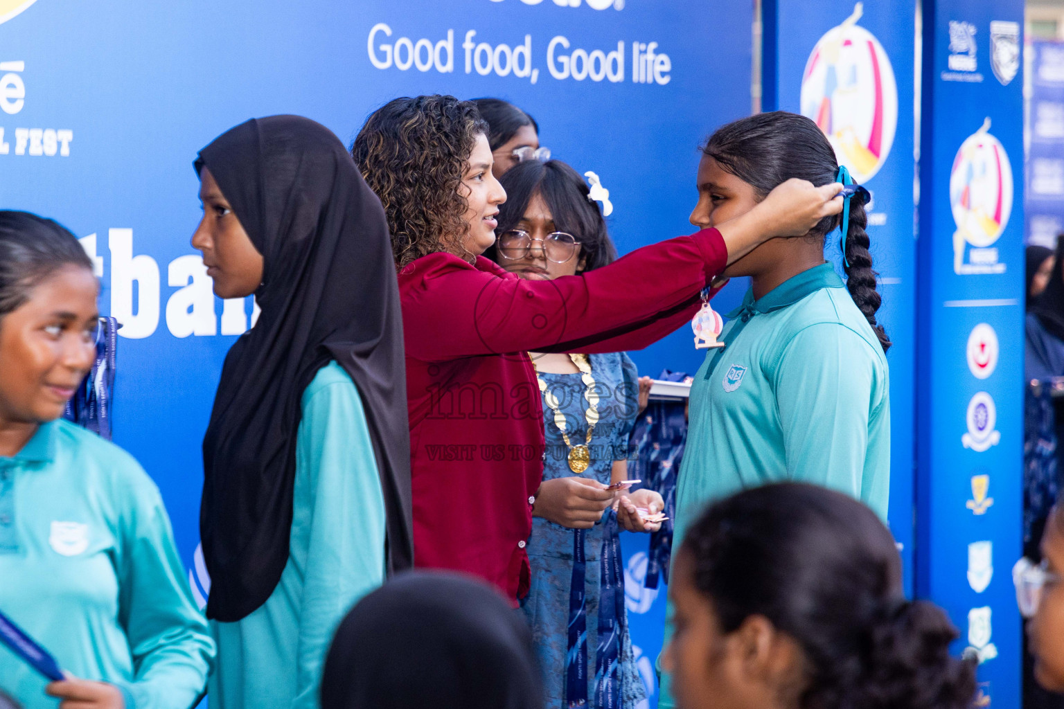 Day 3 of Nestle' Kids Netball Fiesta 2023 held in Henveyru Stadium, Male', Maldives on Saturday, 2nd December 2023. Photos by Nausham Waheed / Images.mv